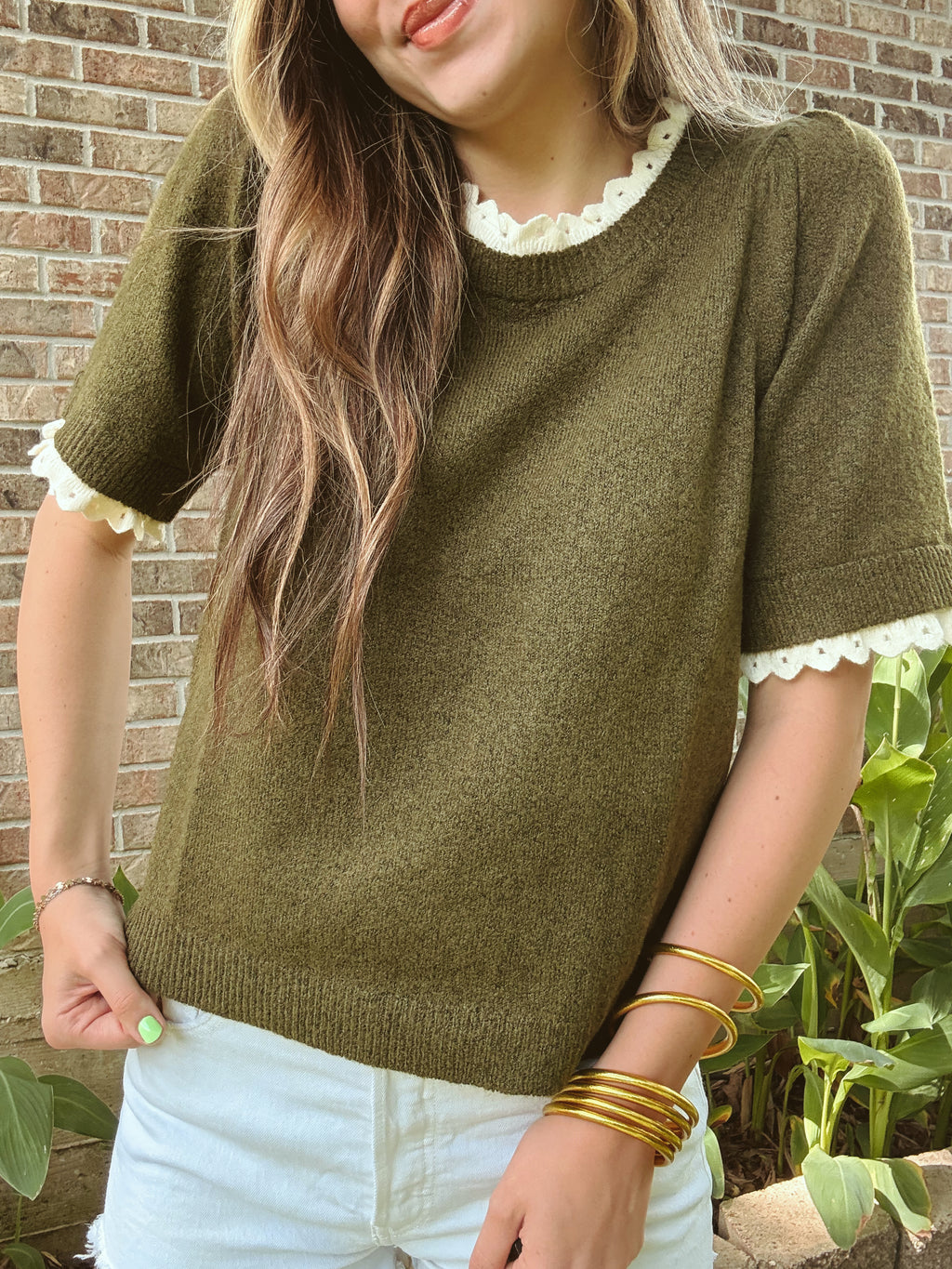 Olive You Top