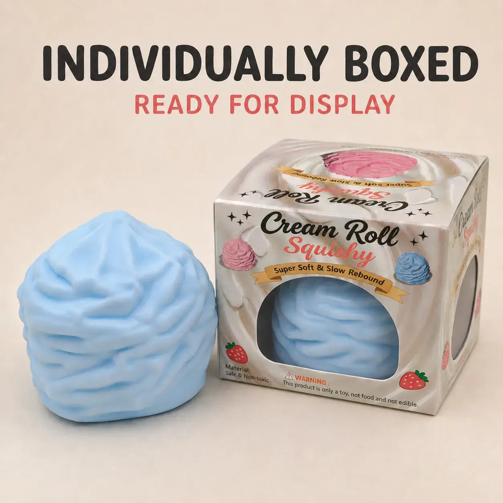 Pastel Cream Swirl Squishy