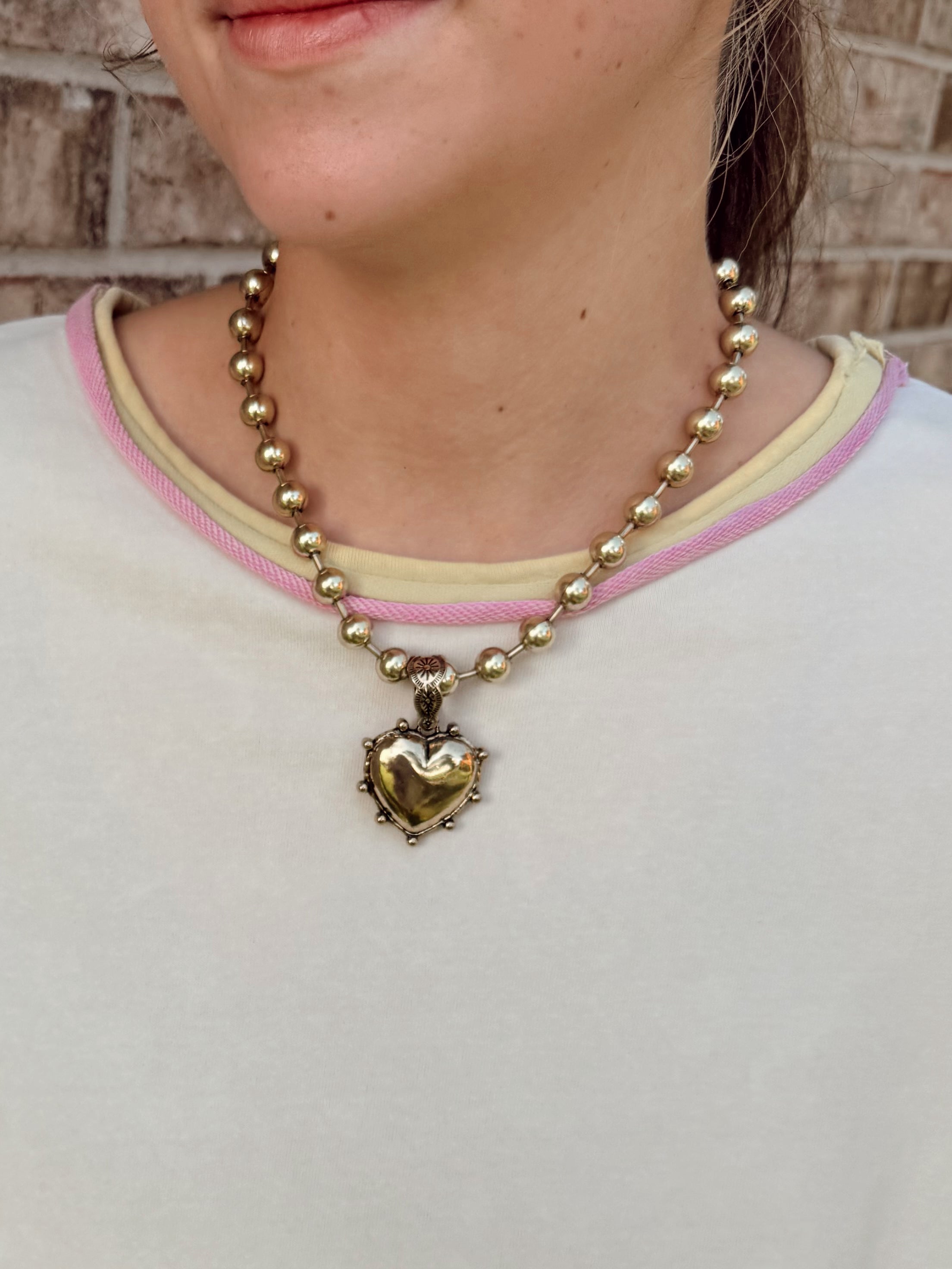 Chunky Heart Necklace