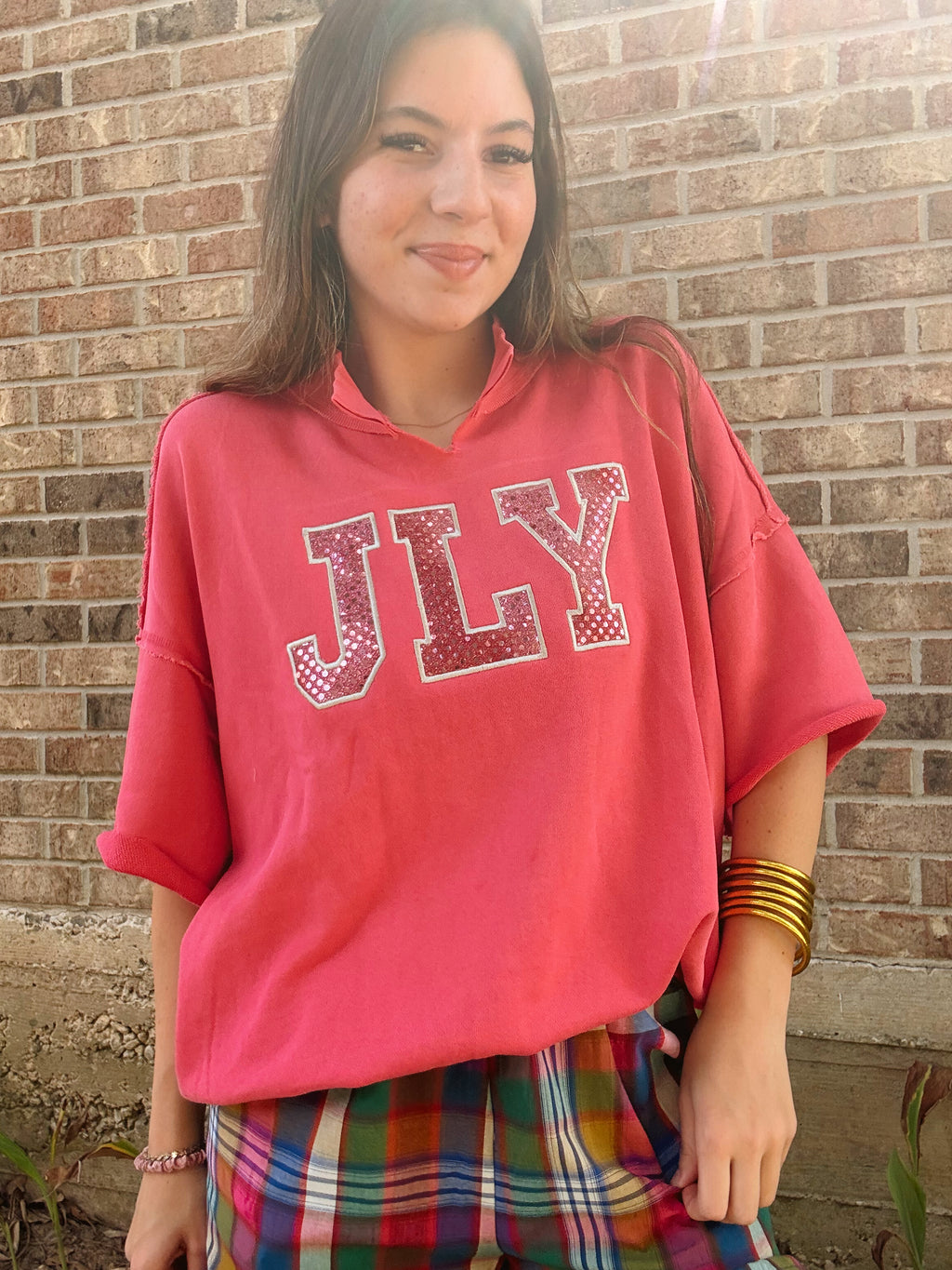 JLY Shortsleeve Mockneck