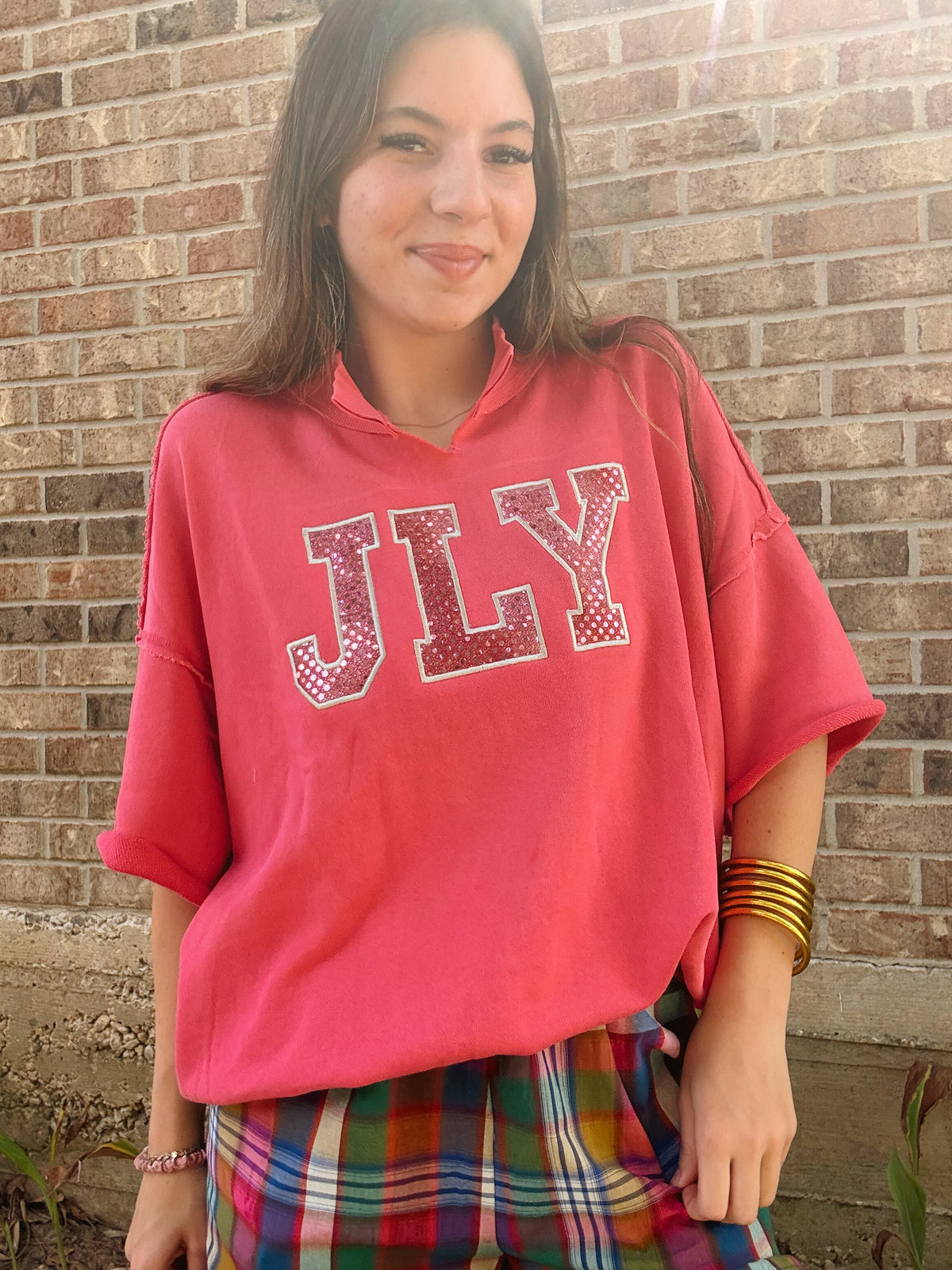 JLY Shortsleeve Mockneck