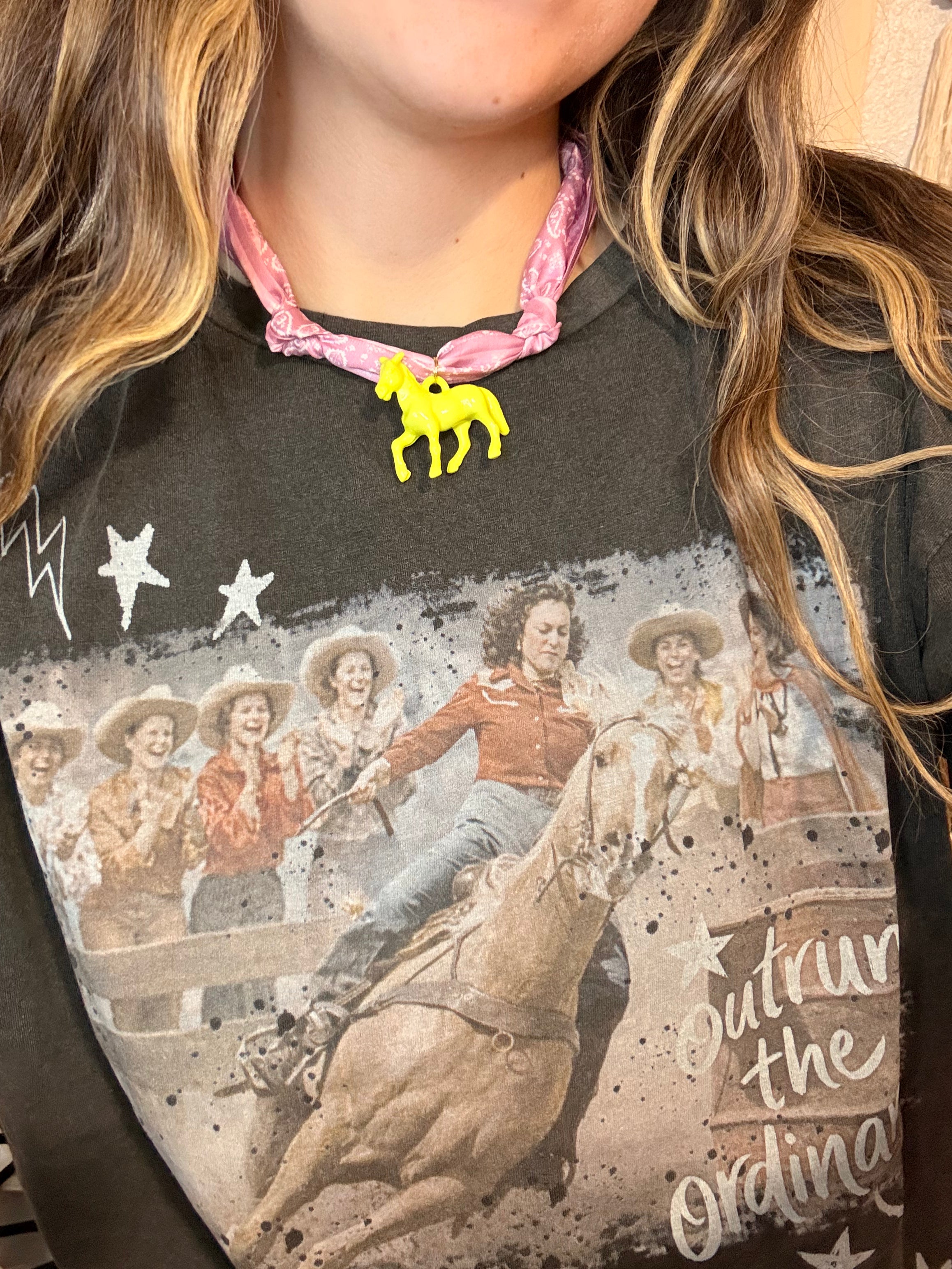 Cosmic Pony Scarf Necklace