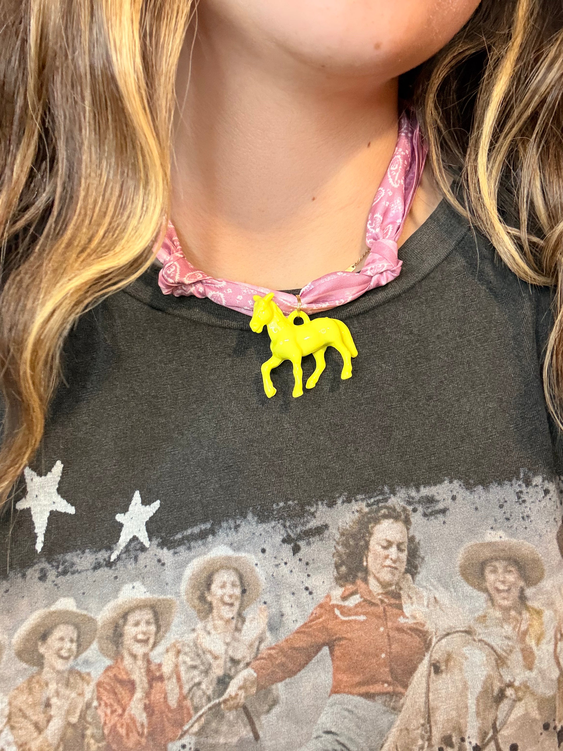 Cosmic Pony Scarf Necklace