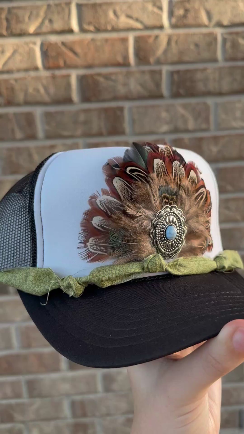 Feather Crown Hat
