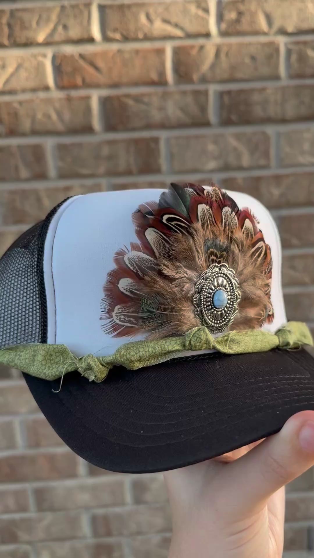 Feather Crown Hat